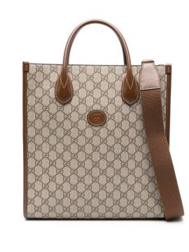 Gucci Shopper mit GG - Braun von Gucci