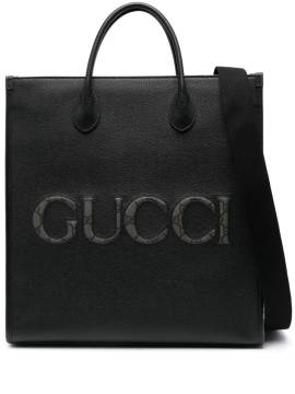 Gucci Shopper mit Logo-Prägung - Schwarz von Gucci