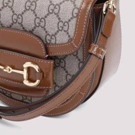 Gucci Totes - Mini Horsebit 1955 Tote Bag - Gr. unisize - in Grau - für Damen von Gucci