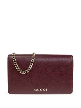 Gucci Clutch mit Logo-Schild - Rot von Gucci