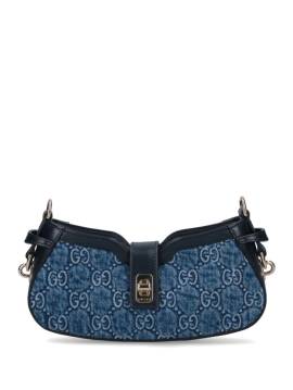 Gucci Mini Gucci Moon Side Schultertasche - Blau von Gucci