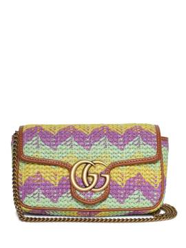 Gucci Kleine GG Marmont Schultertasche - Gelb von Gucci