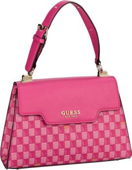 Guess Hallie Top Handle Flap  in Pink (4.7 Liter), Handtasche von Guess