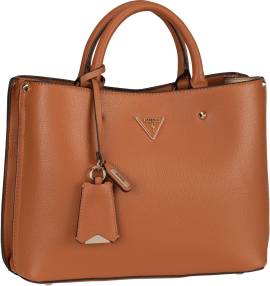 Guess Meridian Girlfriend Satchel  in Cognac (8.3 Liter), Handtasche von Guess