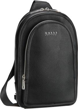 Guess Mestre Rounded Crossover  in Schwarz (4.8 Liter), Sling Bag von Guess