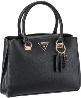 Guess Noelle Girlfriend Satchel ZG  in Schwarz (9.3 Liter), Handtasche von Guess