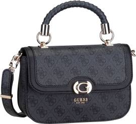 Guess Orlina Logo Top Handle Flap 40200  in Grau (2.1 Liter), Handtasche von Guess