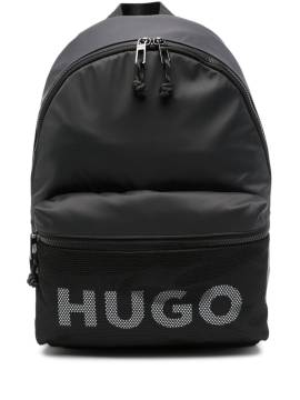 HUGO Rucksack mit Logo-Print - Schwarz von HUGO