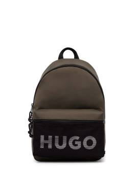 HUGO Rucksack mit Logo-Print - Grün von HUGO