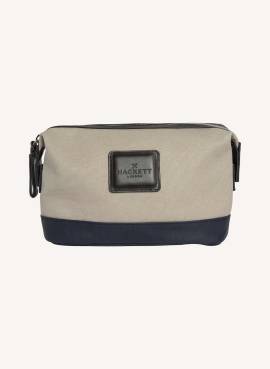 Hackett London Kosmetiktasche Jackson Washbag weiss von Hackett London