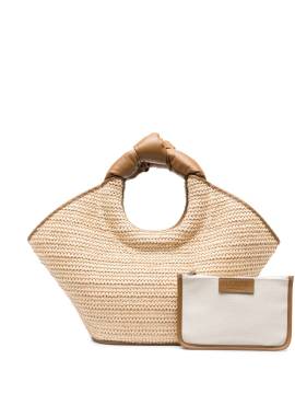 Hereu Handtasche mit verdrehtem Henkel - Nude von Hereu