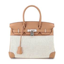 Hermès Birkin 30 Segeltuch Handtaschen von Hermès