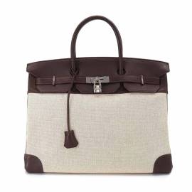 Hermès Birkin 40 Segeltuch Handtaschen von Hermès