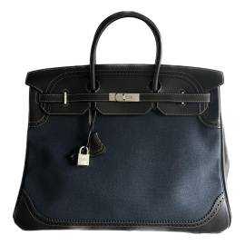 Hermès Birkin 40 Segeltuch Handtaschen von Hermès