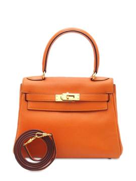 Hermès Pre-Owned 1991 mini Gulliver Kelly Retourne Satchel 20cm - Orange von Hermès