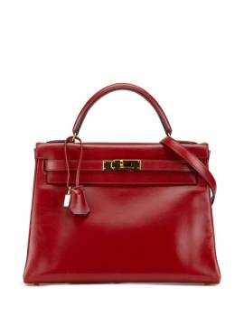 Hermès Pre-Owned 1995 Kelly Retourne Satchel-Tasche aus Boxkalbleder 32cm - Rot von Hermès