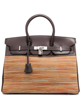 Hermès Pre-Owned 2003 pre-owned Birkin Vibrato Shopper 35cm - Braun von Hermès