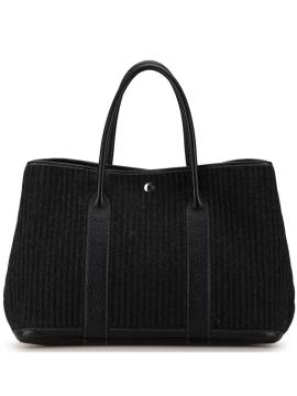 Hermès Pre-Owned 2006 gerippte Negonda Garden Party Tote Bag 36cm - Schwarz von Hermès