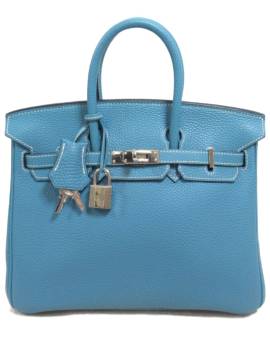 Hermès Pre-Owned 2008 Birkin 25 Handtasche - Blau von Hermès