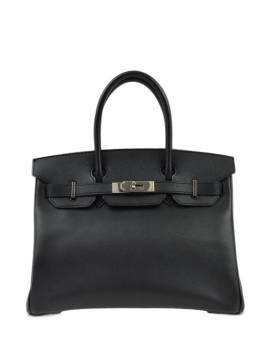 Hermès Pre-Owned 2008 Birkin Handtasche 30cm - Schwarz von Hermès