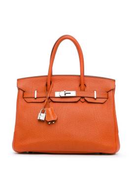 Hermès Pre-Owned 2008 Togo Birkin Retourne Handtasche 30cm - Orange von Hermès