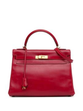 Hermès Pre-Owned 2009 Tadelakt Kelly Retourne Satchel-Tasche 32cm - Rot von Hermès