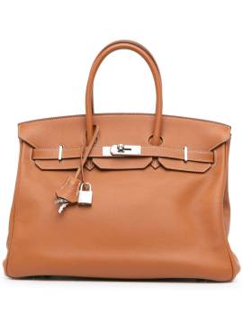 Hermès Pre-Owned 2010 Swift Birkin Retourne Handtasche 35cm - Braun von Hermès