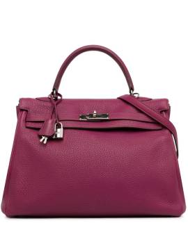 Hermès Pre-Owned 2011 Togo Kelly Retourne Satchel-Tasche 35cm - Violett von Hermès