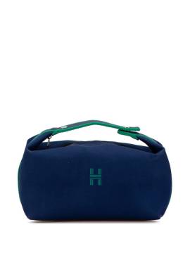 Hermès Pre-Owned 2012-2023 große Toile Bride A Brac Kosmetiktasche - Blau von Hermès