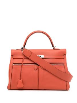 Hermès Pre-Owned 2012 pre-owned Kelly Lakis 2way Handtasche 35cm - Orange von Hermès