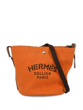 Hermès Pre-Owned 2012 pre-owned Sac De Pansage Schultertasche mit Logo-Print - Orange von Hermès