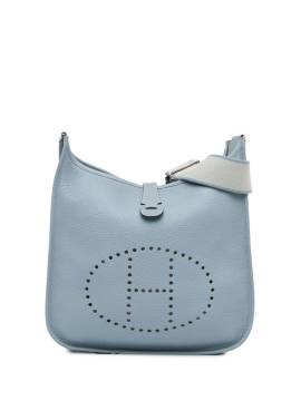 Hermès Pre-Owned 2013 Clemence Evelyne III GM Umhängetasche - Blau von Hermès