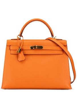 Hermès Pre-Owned 2013 Epsom Kelly II Sellier Satchel-Tasche 32cm - Orange von Hermès