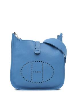 Hermès Pre-Owned 2014 Clemence Evelyne III GM Umhängetasche - Blau von Hermès