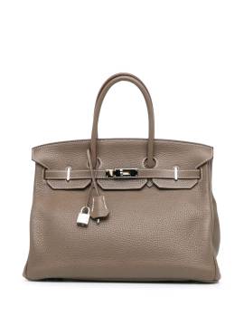 Hermès Pre-Owned 2014 Togo Birkin Retourne Handtasche 35cm - Braun von Hermès