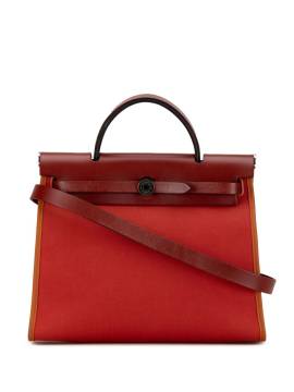 Hermès Pre-Owned 2014 Toile Herbag Zip 31 Satchel-Tasche - Rot von Hermès