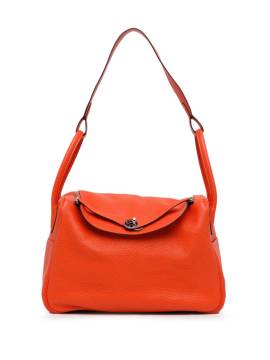 Hermès Pre-Owned 2015 Clemence Lindy Satchel-Tasche 34cm - Orange von Hermès