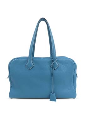 Hermès Pre-Owned 2015 Clemence Victoria II Schultertasche 35cm - Blau von Hermès