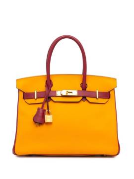 Hermès Pre-Owned 2017 HSS Special Order Bicolor Swift Birkin Retourne Handtasche 30cm - Gelb von Hermès