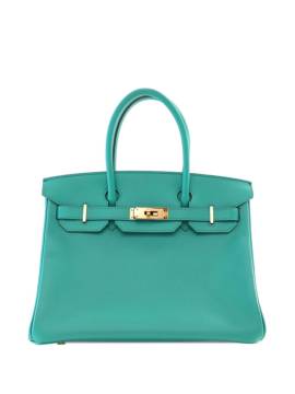 Hermès Pre-Owned 2019 Epsom Birkin Retourne Handtasche 30cm - Grün von Hermès