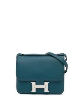 Hermès Pre-Owned 2021 Mini Swift Constance Umhängetasche 18cm - Blau von Hermès