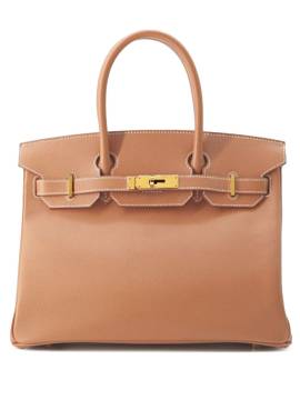 Hermès Pre-Owned 2022 Epsom Birkin Retourne Handtasche 30cm - Braun von Hermès