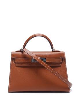 Hermès Pre-Owned 2022 mini Kelly Handtasche 19cm - Braun von Hermès