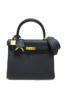 Hermès Pre-Owned 2024 Kelly Sellier Handtasche 25cm - Schwarz von Hermès