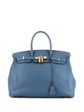 Hermès Pre-Owned Pre-owned Birkin Handtasche 35cm - Blau von Hermès