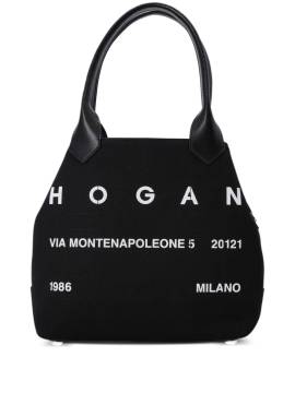 Hogan Mittelgroße New Family Script Tote Bag - Schwarz von Hogan