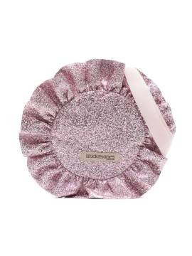 Hucklebones London Rosette Umhängetasche im Metallic-Look - Rosa von Hucklebones London