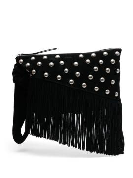 ISABEL MARANT Faro Clutch aus Wildleder - Schwarz von ISABEL MARANT