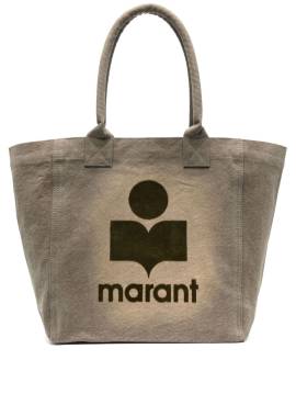 ISABEL MARANT Kleiner Yenky Shopper aus Canvas - Grün von ISABEL MARANT