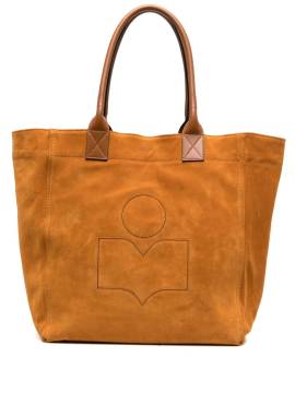 ISABEL MARANT Mittelgroße Handtasche mit Logo-Stickerei - Orange von ISABEL MARANT